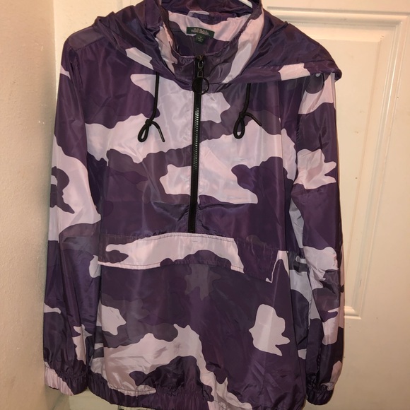 wild fable camo windbreaker
